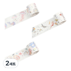 Maket Gamseong 設計款紙膠帶3件組, B, 2套
