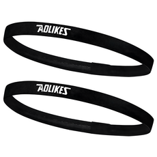 AOLIKES 奧力克斯 運動吸汗頭帶, 黑色, 2個