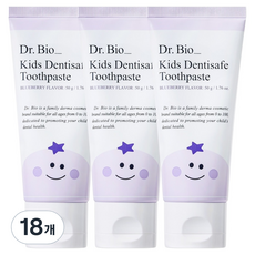 닥터바이오 키즈 덴티세이프 어린이 치약, 50g, 18개