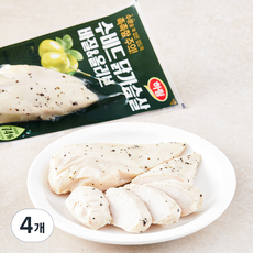 하림 수비드 닭가슴살 바질 & 올리브, 100g, 1개입, 4개