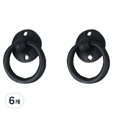 올고르 황동 링고리 손잡이 엔틱 35mm, 6개