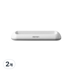 Winprice 免鑽孔黏貼式毛巾架 小型, 灰色, 2個