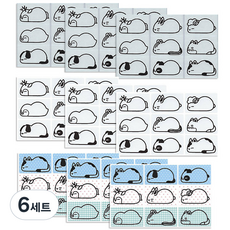como name 動物名字貼紙, 庫爾庫裡圖片, 6套