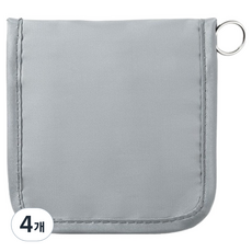 거친언니 휴대용 응급 처치 의약품 보관 가방 그레이 소형, 4개