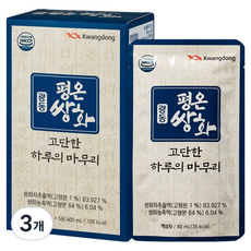 광동제약 평온쌍화 액상차, 80ml, 15개