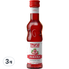 토스키 스트로베리 시럽, 250ml, 3개