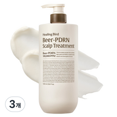 Healing Bird 啤酒PDRN頭皮護髮素, 3個, 1L