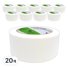 신흥테이프 마스킹 테이프 흰색 48mm x 40m, 20개