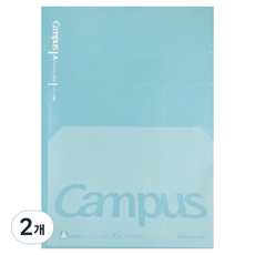 고쿠요 35행 캠퍼스 플랫노트, 그린, 2개