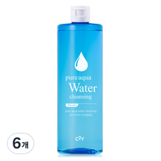 C2Y 玻尿酸保濕卸妝水, 6瓶, 500ml