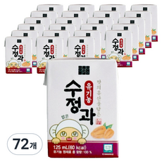하늘청 유기농 맑은 수정과, 125ml, 72개