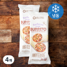 바베큐 포크 브리또 (냉동), 125g, 1개입, 4개