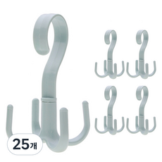 多功能章魚腳旋轉掛勾, 隨機出貨, 25個