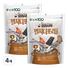 농협100 멸치디포리 국물팩, 15g, 4개