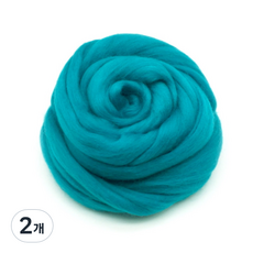 올댓위빙 위빙 마크라메용 펠트실 50g, 14피콕, 2개