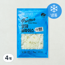 냉동GO 양파슬라이스 (냉동), 4개, 1kg