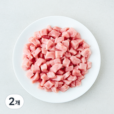 백두대간 한돈 등심 카레용 (냉장), 2개, 500g