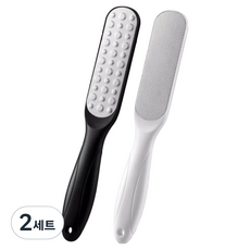 재마로 양면 풋파일 각질 제거기 블랙 + 화이트, 2세트