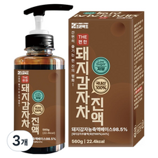 조은약초 더 편한 저당 돼지감자차 진액, 560g, 3개