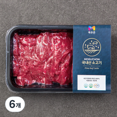 목우촌 국내산 소고기 잡채용 (냉장), 300g, 6개