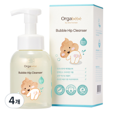 Orgabebe 泡泡嬰兒臀部清潔劑, 300ml, 4瓶