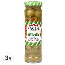 SACLA 橄欖與紅椒, 140g, 3個