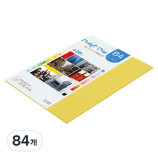 종이문화 프린트 프로 칼라복사지 120g No 06 딥옐로우, B4, 84개