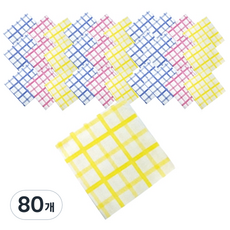 大英可水洗格紋抹布 隨機出貨, 80條, 1條