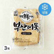 대림선 부산어묵 얇은사각2 (냉동), 1kg, 3개