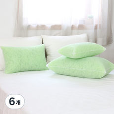 UNIKOR INTERNATIONAL 生物陶瓷片枕頭 方形, 綠色, 6個