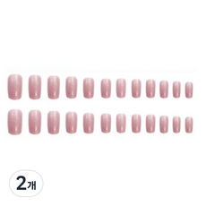 esthe HauteZen 黏貼式美甲腳模, 纖薄珠光, 2個