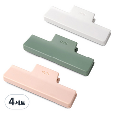 deLi 得力 多用途彩色夾3件組 TP541, 白色, 粉紅色, 綠色, 4套