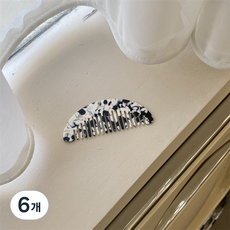 주앙오브제 루트 빗, 01 검정색과 흰색, 6개