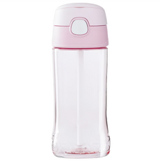 THERMOS 膳魔師 兒童吸管瓶 F4011T-PKA, 淺粉色, 1個, 450ml