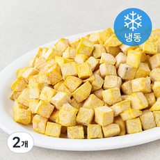 네추럴킹덤 스팀고구마 다이스 (냉동), 1kg, 2개