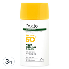 닥터아토 아쿠아 쿨링 선젤 SPF50+ PA++++, 50ml, 3개