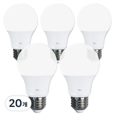 Gunsik 內建轉換器LED燈泡 8W, 燈泡色, 20個