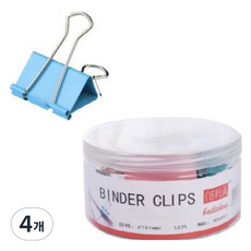 MaDaKkuMi 辦公用長尾夾, 12入, 4個, 51mm