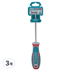 토탈툴스 TOTAL 자석 십자 드라이버 PH 1 x 100 mm, 3개