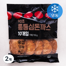 식자재왕 90초 통등심 돈까스 10개입 (냉동), 1.5kg, 2개