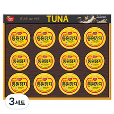 동원참치 선물세트 12C호 + 쇼핑백, 3세트