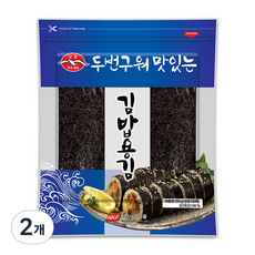 남광김 두번구워 맛있는 김밥용김 100매, 200g, 2개
