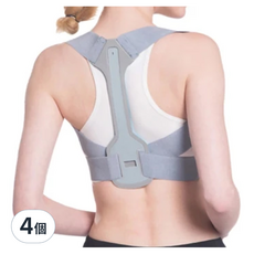 SAMEPEAK 防駝美背挺胸訓練背帶 灰色, M, 4個