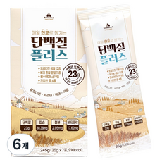 산마을 단백질 플러스 7p, 245g, 6개