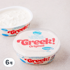 덴마크 그릭 요거트 오리지널, 100g, 1개입, 6개