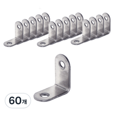 스텐 라운드 꺽쇠 중, 60개