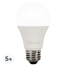 비츠온 LED 벌브 전구 램프 10W, 주백색, 5개