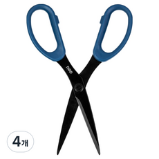 deLi 得力 黑色剪刀, 藍色, 4個