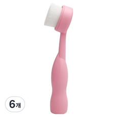 DeepTalk 站立式手柄細毛潔面刷 DT0904, 6個, 粉紅色