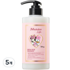 제이엠솔루션 라이프 디즈니 프레쉬 로즈 트리트먼트 시트러스 로즈향, 5개, 500ml